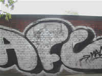 Graffiti vorher